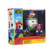 Jakks Pacific Nintendo Super Mario 2.5-Inch Figure Set with Bowser Jr Clown Car and Bob-omb Multicolor