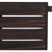 Seville Classics SHE15881B 3-Tier Resin Slat Shoe Rack, 26.5