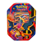 Pokmon Mega Charizard Trading Card Game Tin with Foil Promo Card, 4 Booster Packs, Code Card