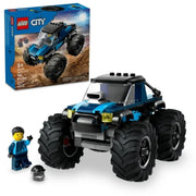 LEGO 6465024 City Blue Monster Truck Off-Road Toy Playset with a Driver Minifigure