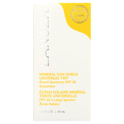 Lancer Mineral Sun Shield Universal Tinted Broad Spectrum Sunscreen SPF 30, Hydrating Water-Resistant Lotion for Face, 2 fl oz, T130