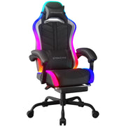 GTRACING GTW-500-BLK-V GTW500 Lumina Elite LED & Bluetooth Speaker Gaming Chair, Black