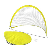 Athletic Works 544.1956373 Portable Pop up Soccer Net with Carry Bag 6ft Yellow and Black