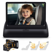 HDJ HDJMY009 Baby Car Camera, HDJ 4.3'' HD Night Vision Function Car Mirror Display