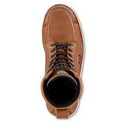 Irish Setter Wingshooter ST 8in Waterproof Non-Metallic Safety Toe Work Boot, Amber, 11 D 83832
