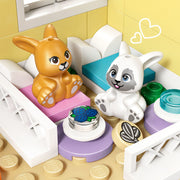 LEGO Friends Heartlake City Bunny Hotel Building Toy with 161 Pieces, Paisley and Leo Minidolls, 2 Bunny Figures, Accessories for Pretend Play, Ages 5+, 42679