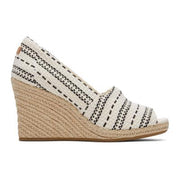 TOMS Women's Michelle Wedge Sandal, Natural, 5
