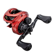 Lew's KVD Elite Baitcast Fishing Reel, Left-Hand Retrieve, 8.3:1 Gear Ratio, 6+1 Bearings, Red/Black, KVD1XHLG2