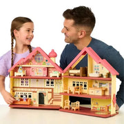 Bluey 89960145 Ultimate Lights & Sounds Playhouse with Muffin & Socks