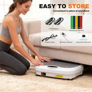 DOMNIU Whole Body Workout Vibration Platform, White