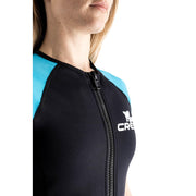 Cressi Tiburon Shorty Wetsuit for Ladies - Black/Blue - M