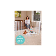 Regalo 1350 192-Inch Super Wide Configurable Baby Gate & 8-Panel Play Yard/White