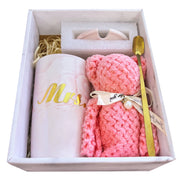 Lockways Coffee Mug Set for Mom and Sister Birthday Gifts, Pink Ceramic Tea Cup 14 oz - Material Ceramic