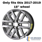 Coast To Coast Impostor Wheel Skins, Gloss Black, 18 Inch, 5 Double Spoke, Set of 4, IMP466BLK