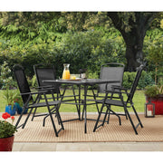 Mainstays MS562807941903 Albany Lane 5-Piece Dining Set, Black
