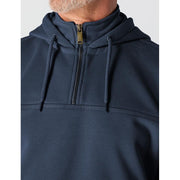 Carhartt Paxton Men's Heavyweight Quarter-Zip Hoodie with Rain Defender Water Repellent, New Navy, 3XL Tall, 100617-472