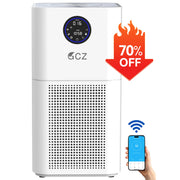 GCZ WiFi Air Purifiers for Home Large Room up to 3500 Sq.ft, H13 True HEPA Filter Remove 99.97% of Pet Hair, Allergies, Smokers, Odors, Dust, Pollen, Odor