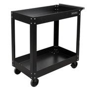 WORKPRO 32 Metal Rolling Utility Cart - Durable Steel Frame Spacious Top Surface Smooth-Rolling Casters