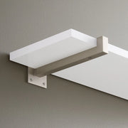 Large L-Bar Brass Shelf Bracket - 9 