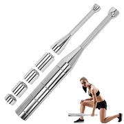 Gomok Macebell Clubbell Adjustable Steel Weighted Club 6.6-26.4 lb Silver for Muscle Building Shoulder Grip Forearms Workout