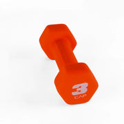 Cap Sdn7-003 3lb Neoprene Dumbbell, Orange, Single