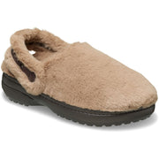 Crocs Classic Unfurgettable Clogs, Cozy Faux Fur Upper, Sink-In Soft Footbed, Milk Chocolate, Unisex, 211116-2JJ-M9W11