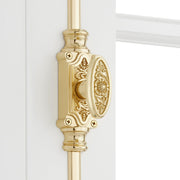 Signature Hardware SH552206PB 955211-1.75 Helmina 6 Inch Tall Window Cremone Security Bolt - Polished Brass