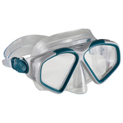 U.S. Divers Cozumel TX Mask, Proflex FX Fins, and Island Dry Snorkel Combo Set - Grey/Navy - M