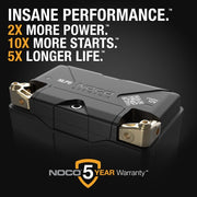 Noco NLP9 Lithium, Group 9, 400A Lithium Powersport Battery, 12V 3Ah Battery, Black
