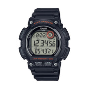 Casio Large LCD Digital Watch with 10 Year Battery, 100 Meter Water Resistant, Alarm & LED Light - WS-2100H-1AVKC