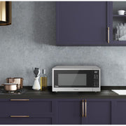 Panasonic NN-SN76LS 1.6 cu.ft Cyclonic Inverter Countertop Microwave Oven 1250Watt Power with Genius Sensor Cooking, 19.44