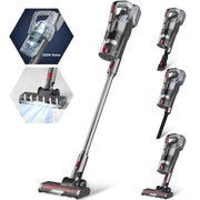 Huameite VEAVON Cordless Stick Vacuum, Gray, 0.6L