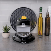 Presto 03434 Pizzazz Plus Electric Rotating Pizza Oven, Black, Green, Yellow