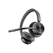 Poly Voyager 4320 UC Wireless USB-C Headset, Bluetooth 5.2, Noise-Canceling Dual Microphones, Microsoft Teams Certified, Black, 218478-02