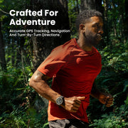 Amazfit A2323-Black T-Rex 3 Outdoor Smart Watch 48mm AMOLED Display, 6 Satellite Systems Dual Band GPS, Onyx Black