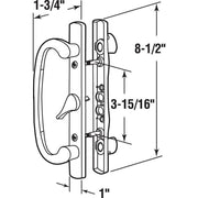 Prime-Line Products C 1317 Sliding Door Handle Set, White