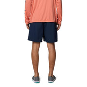 Columbia Men's Backcast IV Water Shorts, Quick-Dry Nylon, Omni-Shade UPF 50, Omni-Shield Repellent, Collegiate Navy, XL, 6
