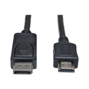 Tripp Lite DisplayPort to HDMI Adapter Cable, 15ft, Male to Male, 1080p, Black, P582-015