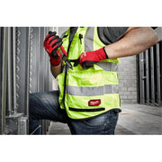 Milwaukee 48-73-5083 Class 2 High Visibility Yellow Performance Safety Vest - 2XL/3XL (CSA)
