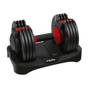 FitRx Quick-Select 9 in 1 Adjustable Dumbbell, Single Black