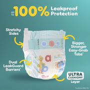 Pampers Baby Dry Diapers, Size 5, 128 Count, Leakproof Protection, Hypoallergenic, Wetness Indicator