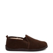 Minnetonka Romeo Slippers for Men Chocolate 10M