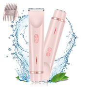MichPong ZB-0236L Dual-Head Electric Razor Body Trimmer for Women USB Rechargeable Pink