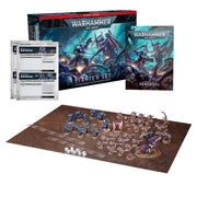 Games Workshop Warhammer 40,000 Starter Set, 38 Push-Fit Plastic Models, Space Marines and Tyranids, Includes Dice, Gaming Mat, Reference Sheets, Range Rulers