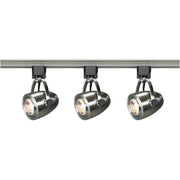 Nuvo Lighting TK417 3 Light 48in Brushed Nickel Contemporary Track Lighting Kit with Adjustable LED Heads