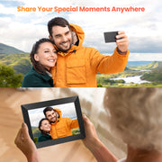 Fangor F-DZXK-01 WiFi Digital Picture Frame 10.1 Inch IPS Touch Screen with 16GB Memory