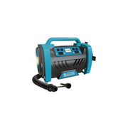 K&S Knner&Shnen Portable Air Compressor Tire Inflator, 150 PSI, Digital Display, Built-In LED Flashlight, High-Flow Mode, 12V DC, KS P30