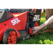 SKIL PWRCore 40 Brushless 40V 20 Inch Push Lawn Mower, Adjustable Cutting Height, Mulching and Bagging, PM4910-00-FC