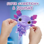 Goliath Let's Glo Axolotl Bubble Reef Squishy Water Toy with Glowing Purple Axolotl and Interactive Bubble Feature Multicolor Ages 4+ 930942