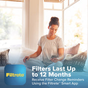 Filtrete Refillable Air Filter 20x25x4, MPR 1550, MERV 12, Electrostatic Polypropylene, 2 Pack, RF2003-4-2P-EC
